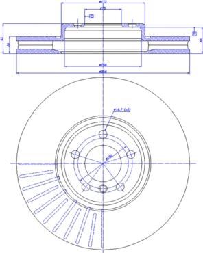 CAR 142.075 - Спирачен диск vvparts.bg