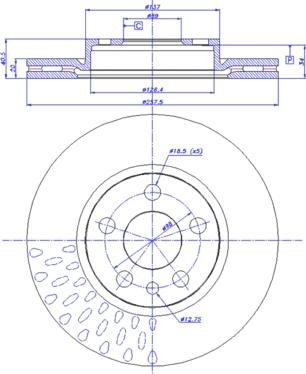 CAR 142.194 - Спирачен диск vvparts.bg