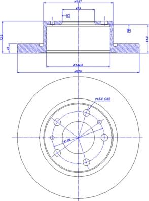 CAR 142.198 - Спирачен диск vvparts.bg