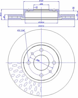 CAR 142.192 - Спирачен диск vvparts.bg