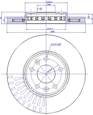 CAR 142.1493 - Спирачен диск vvparts.bg