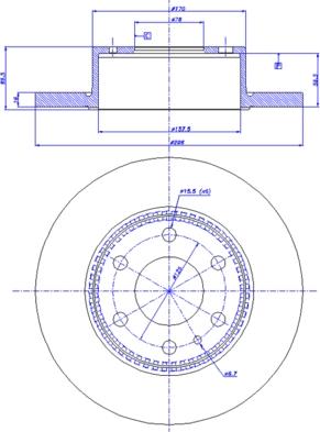 CAR 142.1458 - Спирачен диск vvparts.bg