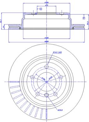 CAR 142.1452 - Спирачен диск vvparts.bg