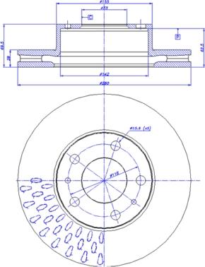 CAR 142.1409 - Спирачен диск vvparts.bg