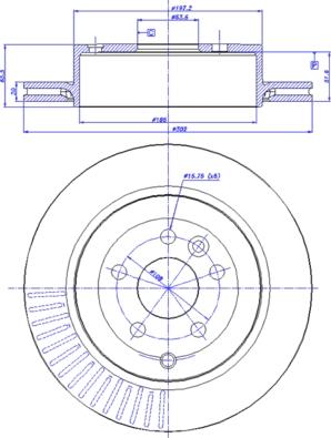 CAR 142.1400 - Спирачен диск vvparts.bg