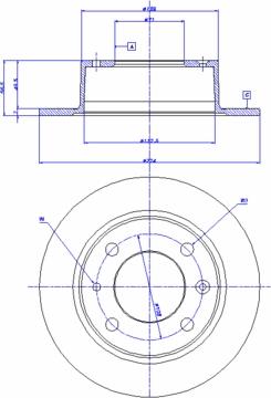 CAR 142.140 - Спирачен диск vvparts.bg