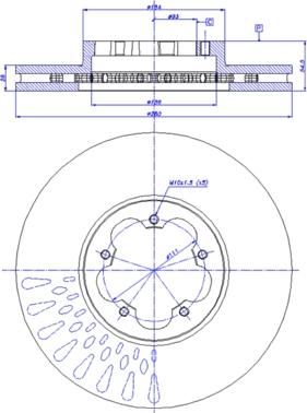 CAR 142.1419 - Спирачен диск vvparts.bg