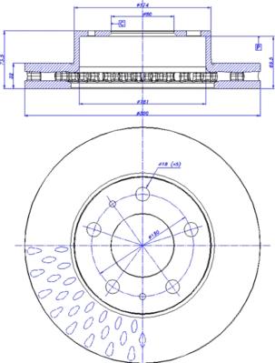 CAR 142.1417 - Спирачен диск vvparts.bg