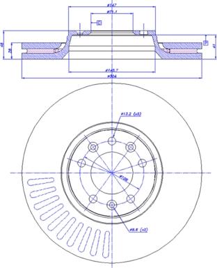 CAR 142.1425 - Спирачен диск vvparts.bg