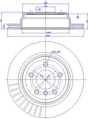 CAR 142.1598 - Спирачен диск vvparts.bg