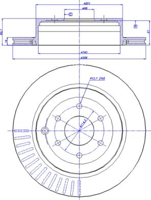 CAR 142.1546 - Спирачен диск vvparts.bg