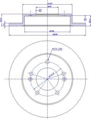 CAR 142.1560 - Спирачен диск vvparts.bg