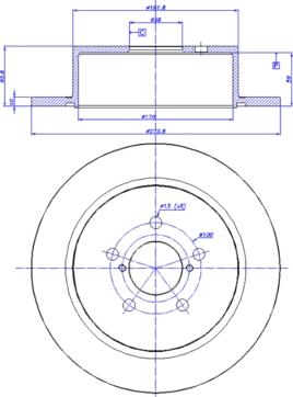 CAR 142.1568 - Спирачен диск vvparts.bg