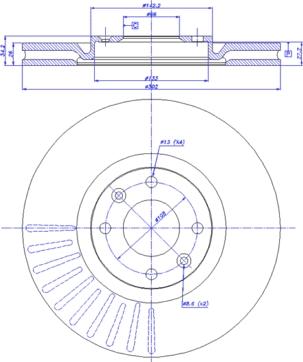 Ferodo DDF1797 - Спирачен диск vvparts.bg