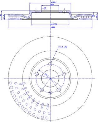 CAR 142.1584 - Спирачен диск vvparts.bg