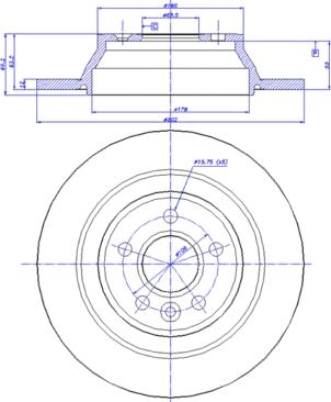 CAR 142.1537 - Спирачен диск vvparts.bg