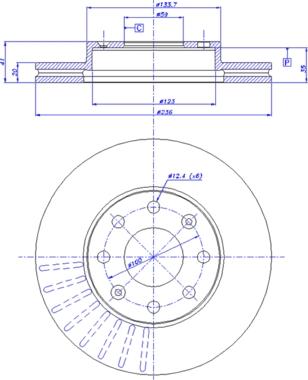 CAR 142.1654 - Спирачен диск vvparts.bg