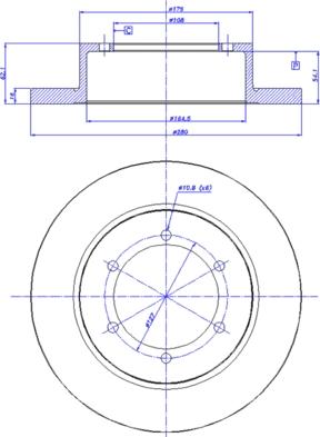 CAR 142.1664 - Спирачен диск vvparts.bg