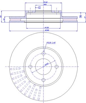 CAR 142.1620 - Спирачен диск vvparts.bg