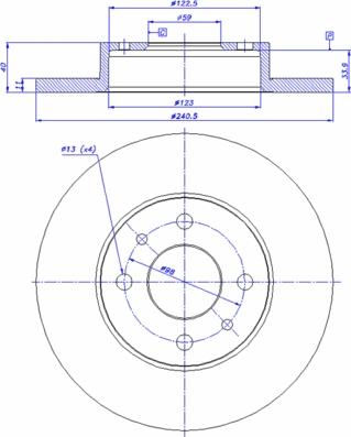 CAR 142.167 - Спирачен диск vvparts.bg