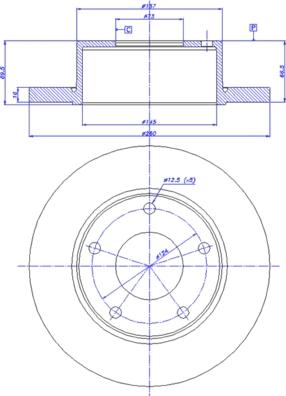 CAR 142.1094 - Спирачен диск vvparts.bg