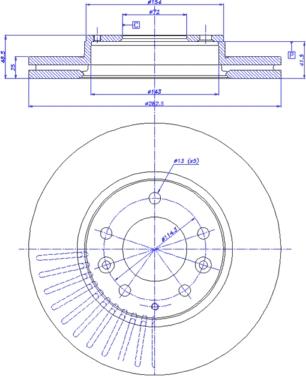 CAR 142.1095 - Спирачен диск vvparts.bg