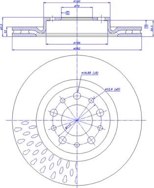 CAR 142.1092 - Спирачен диск vvparts.bg