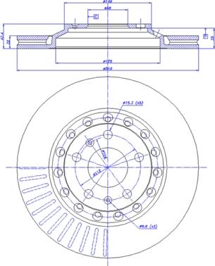 CAR 142.1044 - Спирачен диск vvparts.bg