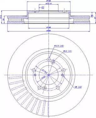 CAR 142.1045 - Спирачен диск vvparts.bg