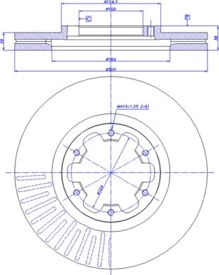 CAR 142.1046 - Спирачен диск vvparts.bg