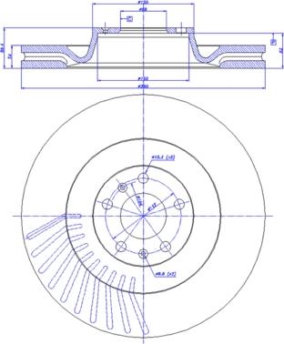 CAR 142.1043 - Спирачен диск vvparts.bg