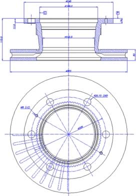 CAR 142.1006 - Спирачен диск vvparts.bg