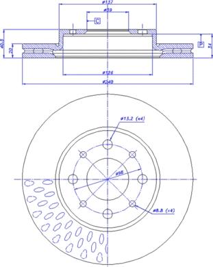 CAR 142.1013 - Спирачен диск vvparts.bg