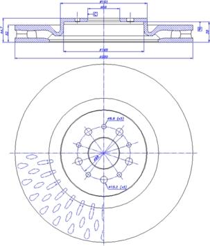 CAR 142.1086 - Спирачен диск vvparts.bg