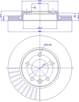 CAR 142.1028 - Спирачен диск vvparts.bg