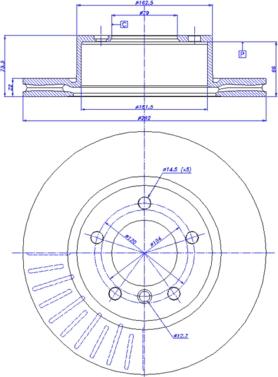 CAR 142.1070 - Спирачен диск vvparts.bg