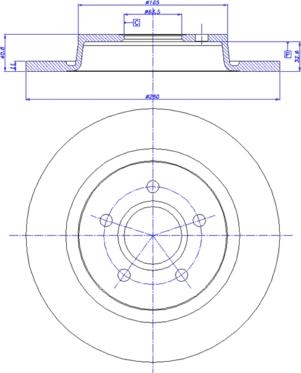 CAR 142.1145 - Спирачен диск vvparts.bg