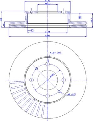 CAR 142.1151 - Спирачен диск vvparts.bg