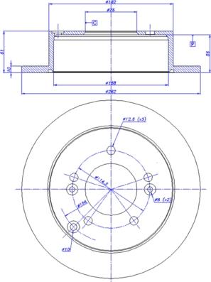 CAR 142.1157 - Спирачен диск vvparts.bg