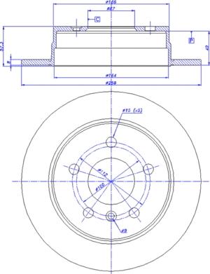 CAR 142.1169 - Спирачен диск vvparts.bg