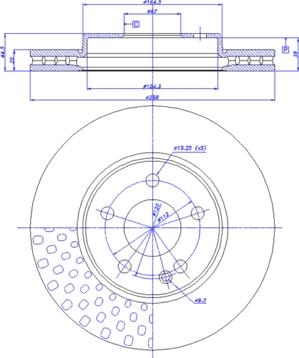 CAR 142.1168 - Спирачен диск vvparts.bg