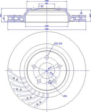 CAR 142.1105 - Спирачен диск vvparts.bg