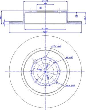 CAR 142.1110 - Спирачен диск vvparts.bg