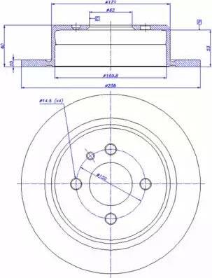 CAR 142.111 - Спирачен диск vvparts.bg