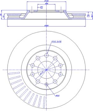 CAR 142.1135 - Спирачен диск vvparts.bg