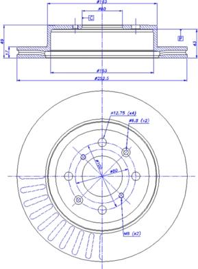 CAR 142.1124 - Спирачен диск vvparts.bg