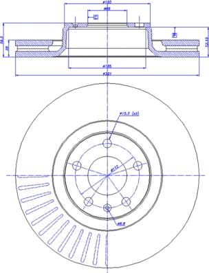 CAR 142.1128 - Спирачен диск vvparts.bg