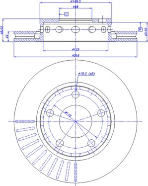 CAR 142.1122 - Спирачен диск vvparts.bg