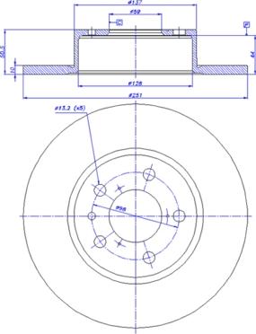 CAR 142.188 - Спирачен диск vvparts.bg