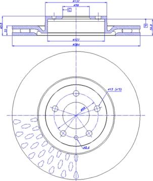 CAR 142.187 - Спирачен диск vvparts.bg